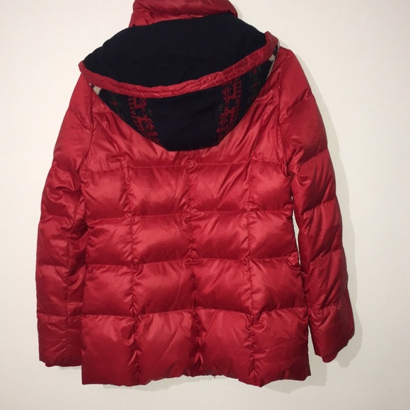 RED DOWN COAT - Picture 4 of 6